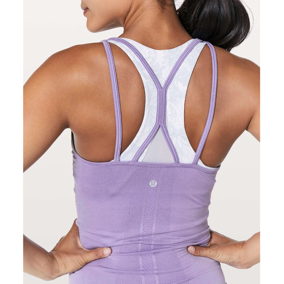 LULULEMON Swiftly Tech Strappy Tank Top Rare Style Enchanted Iris‎ Size 8 - Picture 3 of 8